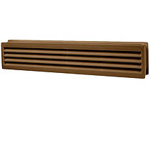 Решітка дверна Домовент ДВ 430/2 коричнева