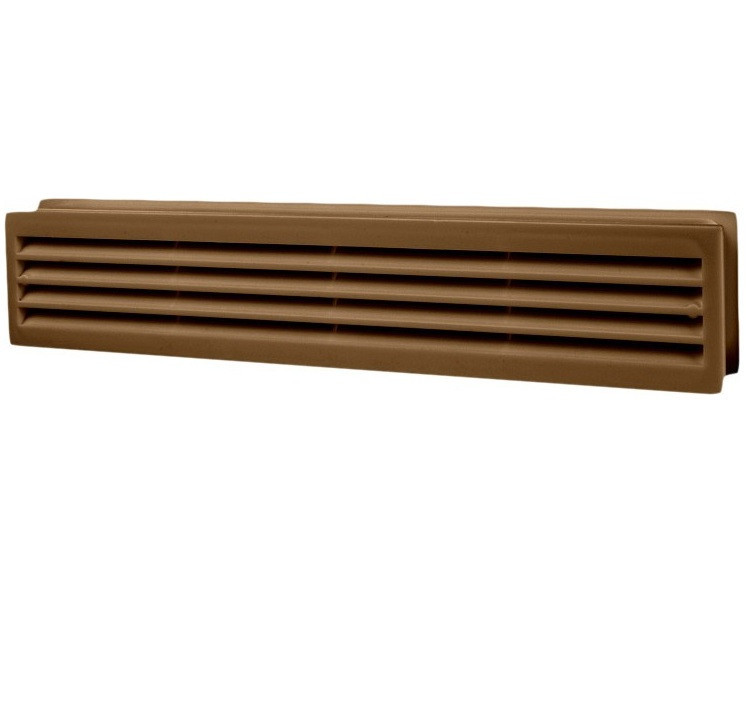 Решітка дверна Домовент ДВ 430/2 коричнева