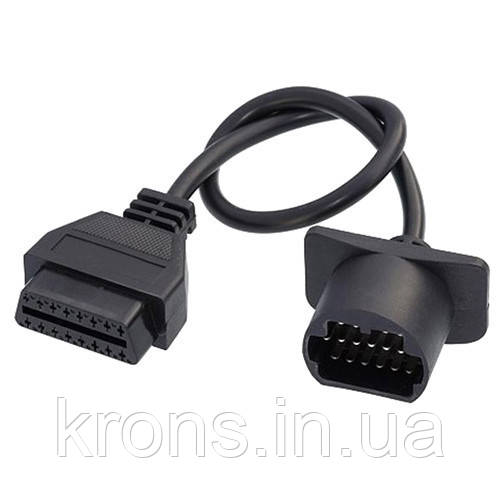 Перехідник з OBD2 16pin мама на Mazda 17pin тато
