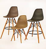 Напівбарний стілець Nik Eames, кавовий, фото 6