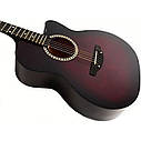 Гітара акустична Trembita Leotone L-01 MRD (чохол, медіатор, каподастр, струна, ключ), фото 3