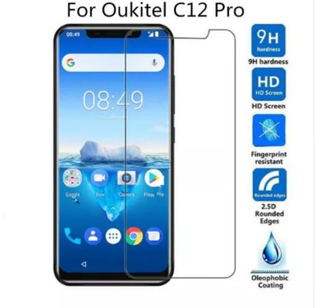 Захистале загартоване скло для Oukitel C12 C12 PRO 2.5D 0.26 mm