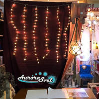 LED гірлянда з діодами мікролед "ШТОРА". Світлодіодна гірлянда. Виробництво Франція.