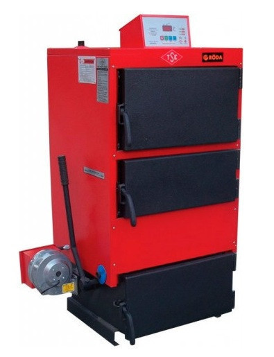 Сталевий твердопаливний котел із ручним завантаженням палива. RODA RK3G — 60 кВт (РОДА)