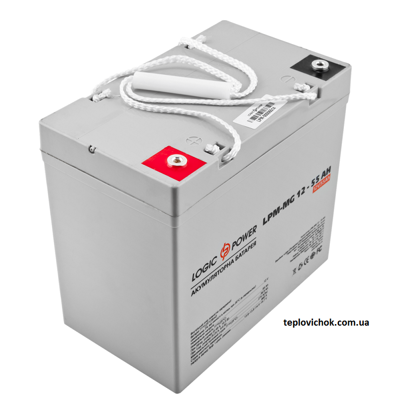 Мультигелевий акумулятор LogicPower LPM-MG 12-55 AH, фото 1