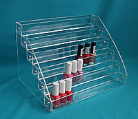 Полиця для лаків 6 ступенів акрил