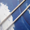 Срібний ланцюжок, 550мм, 17 грамів, Снейк, фото 2