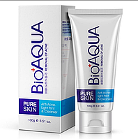 Вмивалка. Очищення акне. ПІНКА ДЛЯ ВМИВАННЯ ВІД АКНЕ PURE SKIN, 100грам. Bioaqua