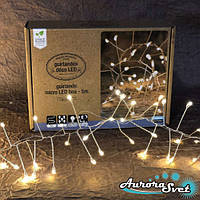 LED-гірлянда з діодами мікролед "ЗАРЕВО", 2, 5 м, 50 LED. Світлодіодна гірлянда. Виробництво Франція.