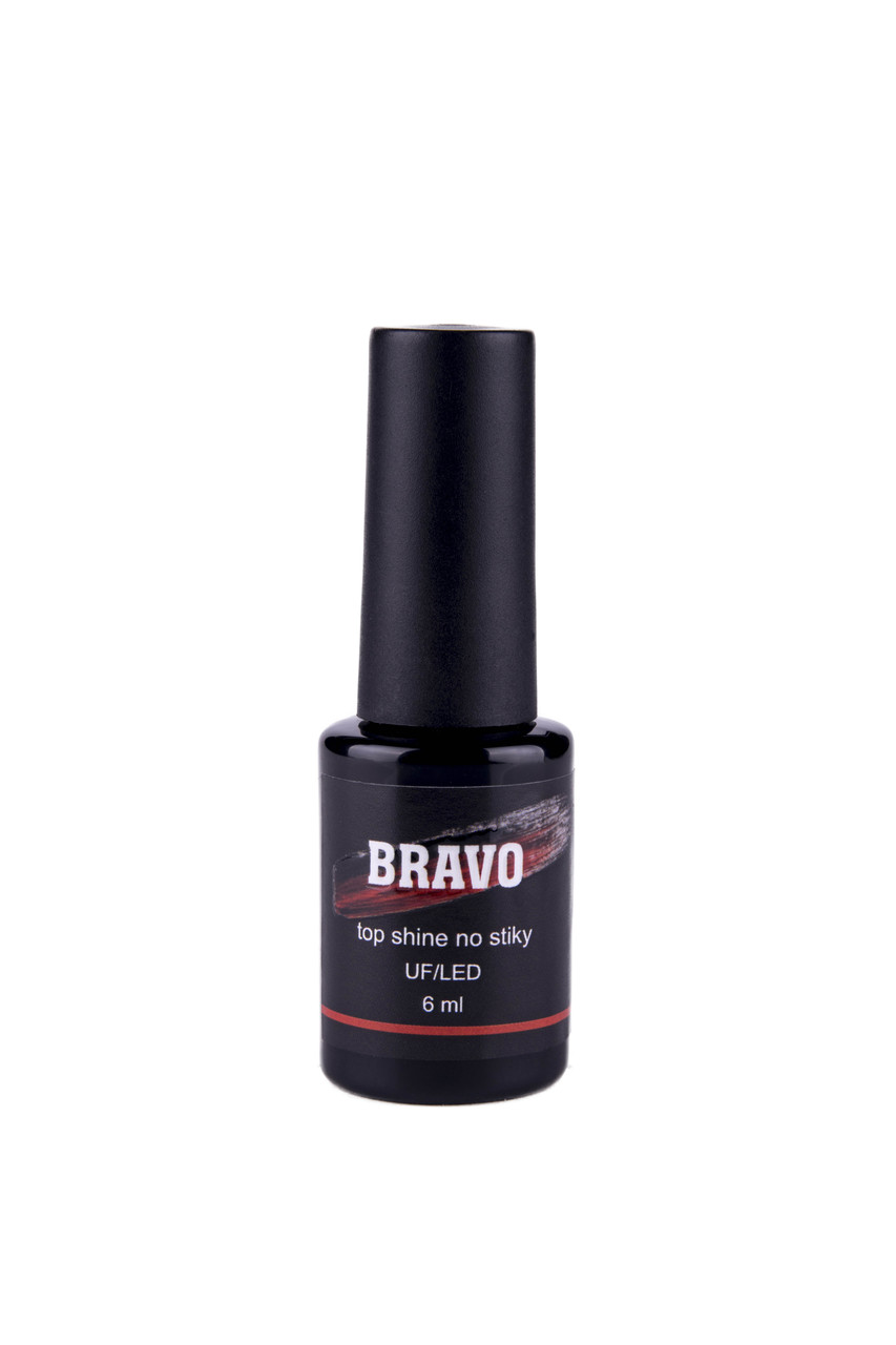 Топ каучукове фінішне покриття без липкого шару Bravo Rubber Top 6 мл, фото 1