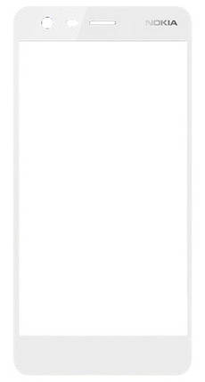 Корпусне скло Nokia 2 Dual Sim (TA-1029) біле, фото 1