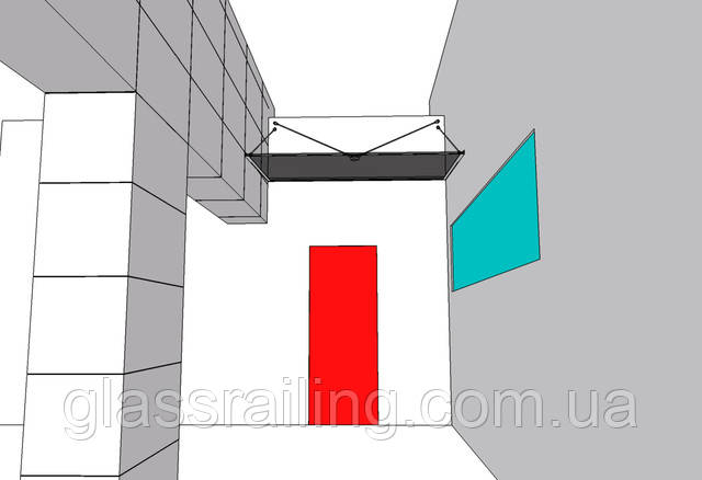 Проект скляного козирка