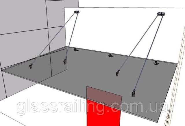 Проект скляного козирка
