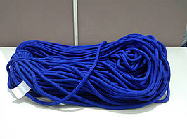 Шнур для одягу з наповнювачем 6мм колір волошковий (уп 100м) 105Ф