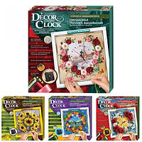D'ecor clock вишивка Набір для творчості Тм Danko Toys
