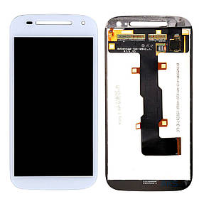 LCD-модуль Motorola XT1505 Moto E2, XT1526, XT1527 білий