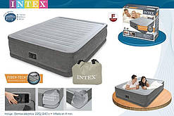 INTEX Надувний ліжко Comfort-Plush Elevated Airbed 64414(203х153х46см)