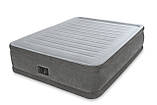 INTEX Надувне ліжко Comfort-Plush Elevated Airbed 64414 (203х153х46 см), фото 3