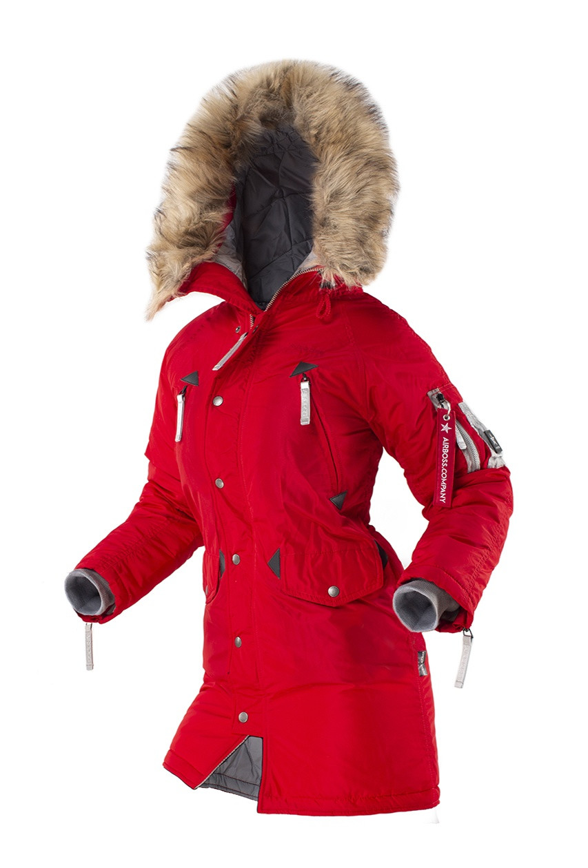 Зимова жіноча куртка N-3B Vega Parka Blue Metallic (Thinsulate) AIRBOSS