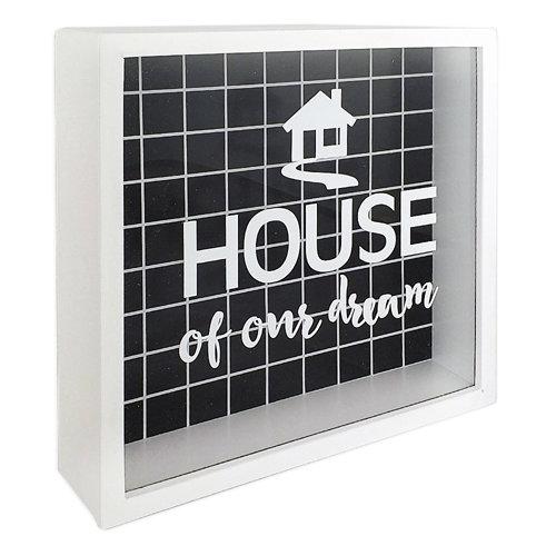 Дерев'яна скарбничка House of our dream подарунок на день закоханих
