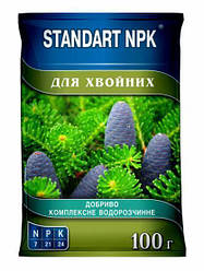 Водорозчинне добриво для хвойних 300 г STANDART NPK
