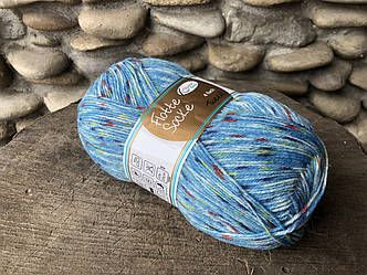 Носкова пряжа Tweed RELLANA 75% вовна суперуош 25% поліамід,420 м/100г.