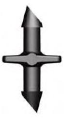 Самопробивний сполучний штуцер Adaptor Hypodermic Teco, фото 1