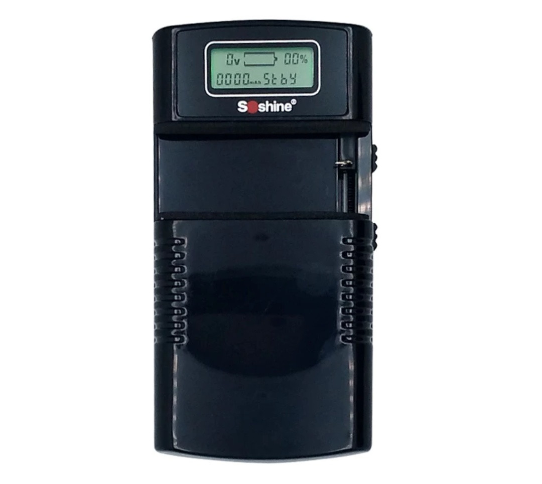 Універсальне зарядне Soshine M20 з дисплеєм 3.7V/7.4V