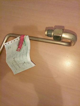 Трубка IVECO 93822399, фото 2