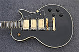 Електрогітара Gibson 1957 Les Paul Custom 3 Ebony China, фото 7