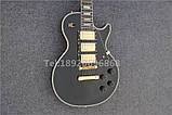 Електрогітара Gibson 1957 Les Paul Custom 3 Ebony China, фото 3