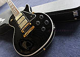 Електрогітара Gibson 1957 Les Paul Custom 3 Ebony China, фото 10