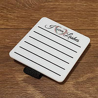 Планшет на руку на резинке (7х7см)