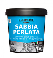Декоративне покриття SABBIA PERLATA ELEMENT DECOR 1 кг - Легкий переливчастий, димчастий ефект