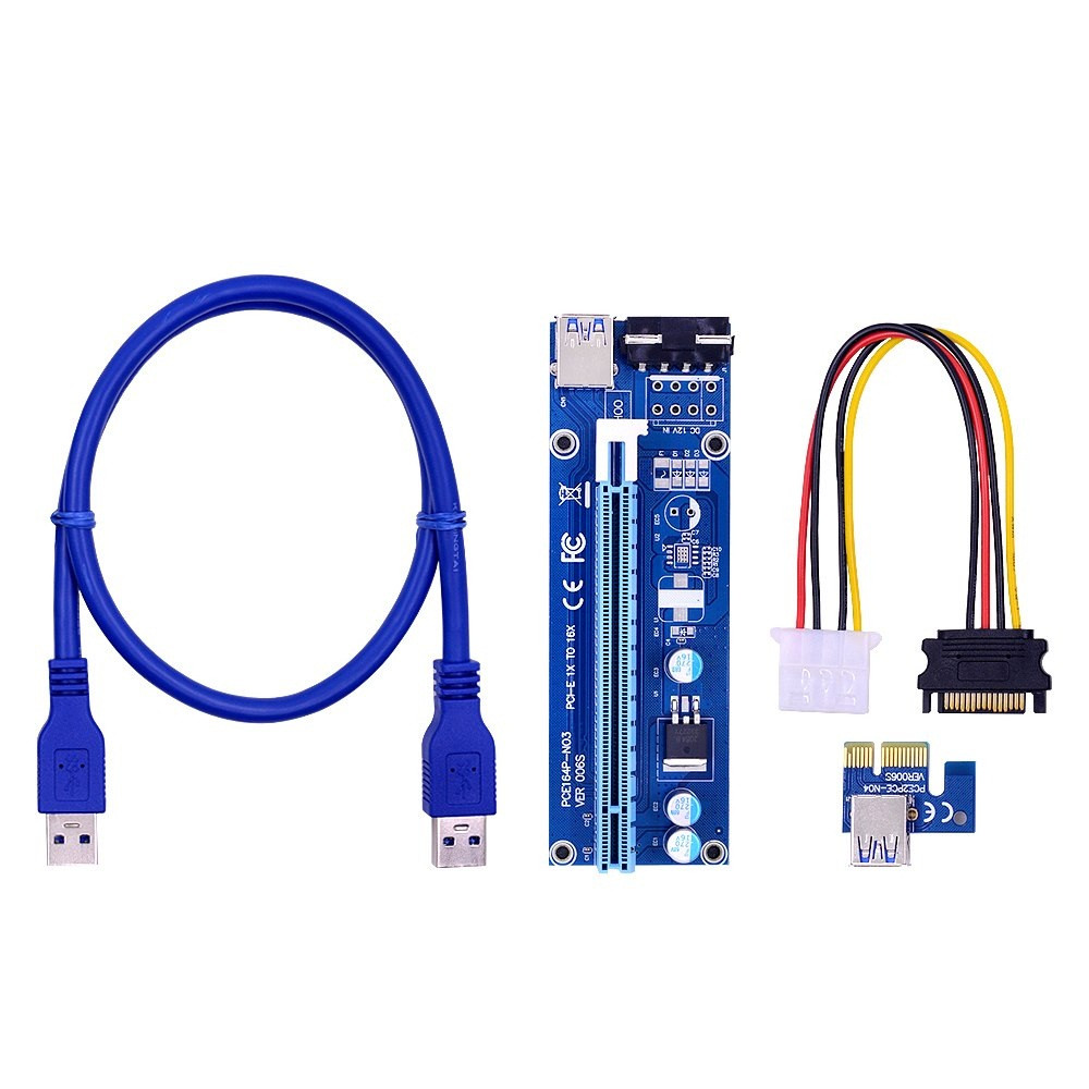 Адаптер Riser Card VER006S PCI-E extender 60 см USB 3.0