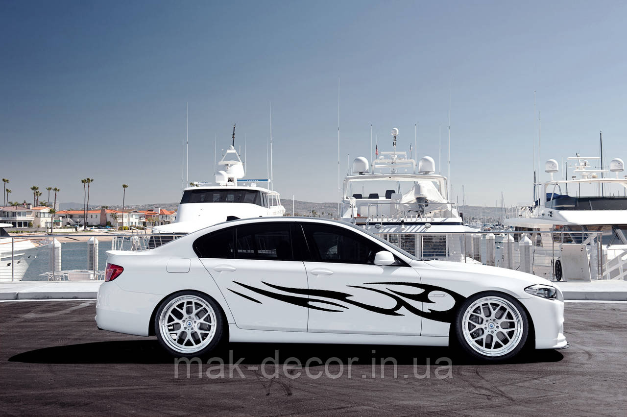 Вінілові наклейки на авто " Абстракція 029 " 39х247 см