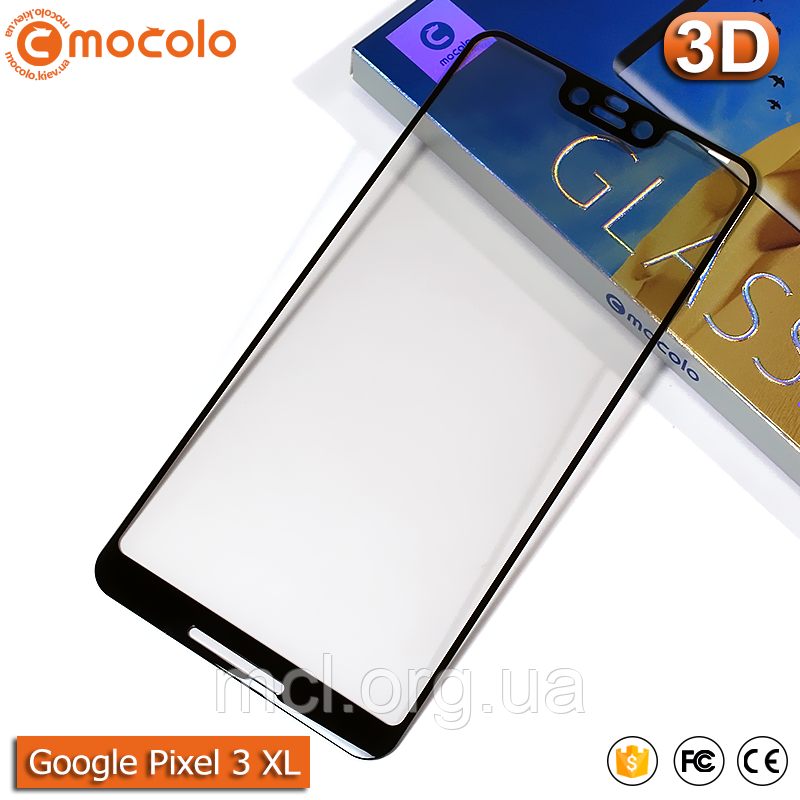 Захисне скло Mocolo Google Pixel 3 XL 3D (Black)