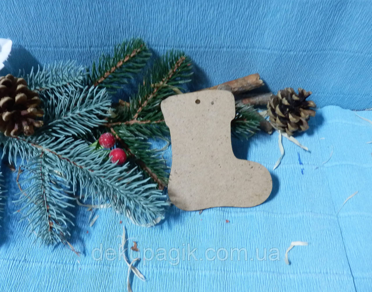 Підвіска Чобіток 10см, мдф, фото 1