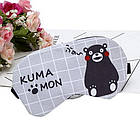 Маска для сну Silenta Kumamon + гелева вкладка в подарунок!, фото 3