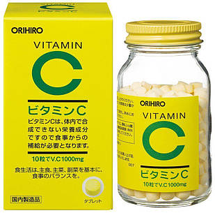 ORIHIRO Японський вітамін C, 300 таблеток по 100 мг