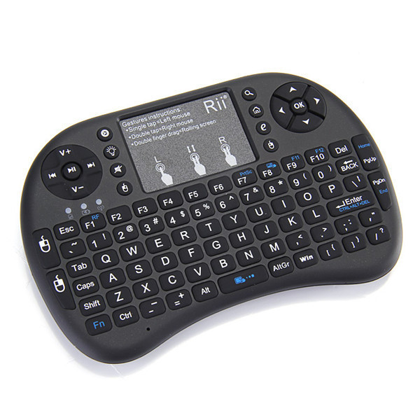 Бездротова клавіатура з тачпадом KEYBOARD wireless MWK08/i8 + Touch, мультимедійна Wi-Fi клавіатура