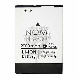 Акумулятор Nomi i5001 Evo M3 (АКБ, Батарея) NB-5001, оригінал, фото 2