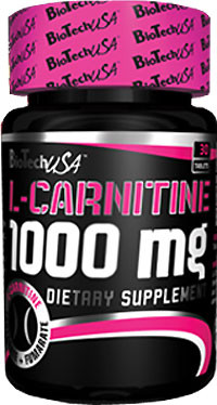 Купить Л-карнитин - L-Carnitine 1000 - BioTech - 60 таб, цена 684 грн ...