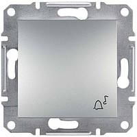Кнопка "Звінок" Schneider Electric Asfora Алюміній EPH0800161
