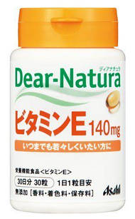Asahi Dear-natura Вітамін E, 200 МО (140 мг), 30 капсул на 30 днів прийому