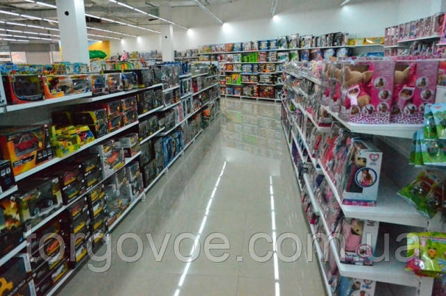 Новый торговый стеллаж WIKO (ВИКО) для детских магазинов. Стеллажи для продажи игрушек и товаров для детей - фото 3 - id-p1303264