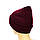 Шапка-лопата "New" без декору бордовий, фото 2