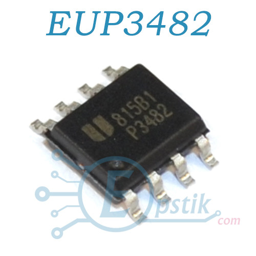EUP3482 DC-DC понижуючий перетворювач 2А 30В 340kHz SOP8