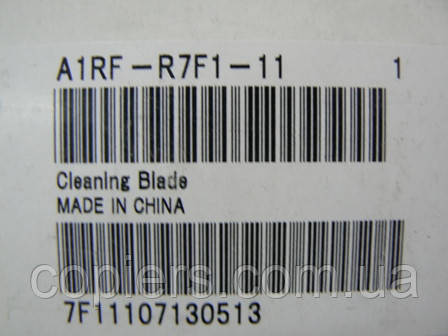 Transfer Belt Cleaning Blade Bizhub PRESS C8000, A1RFR7F111, A1RFR7F133 оригінал, фото 1