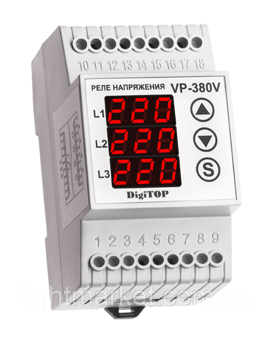 Реле напруги DigiTOP VP-380V